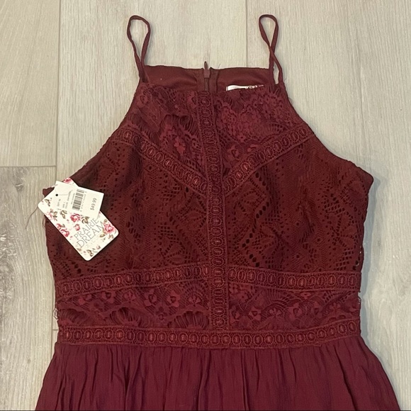 NWT PRAIRIE DREAM by SELF ESTEEM Maxi Dress Size L - Picture 2 of 13